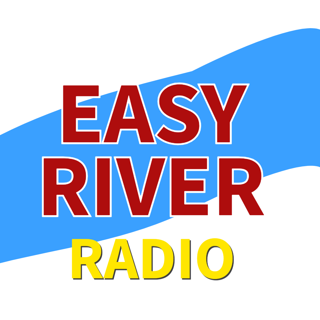 Blue ribbon of river icon