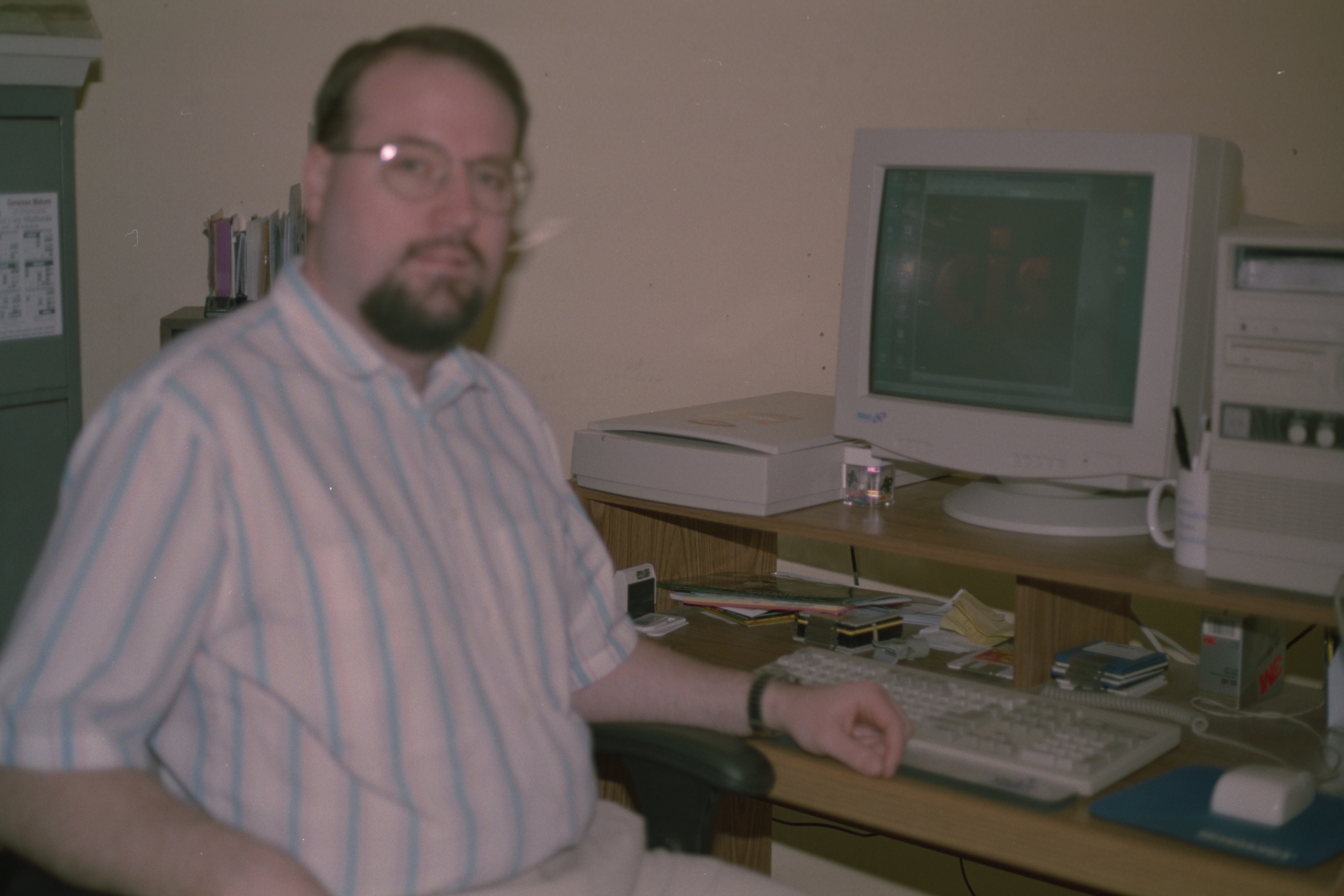 Image of Mike at PC 1988