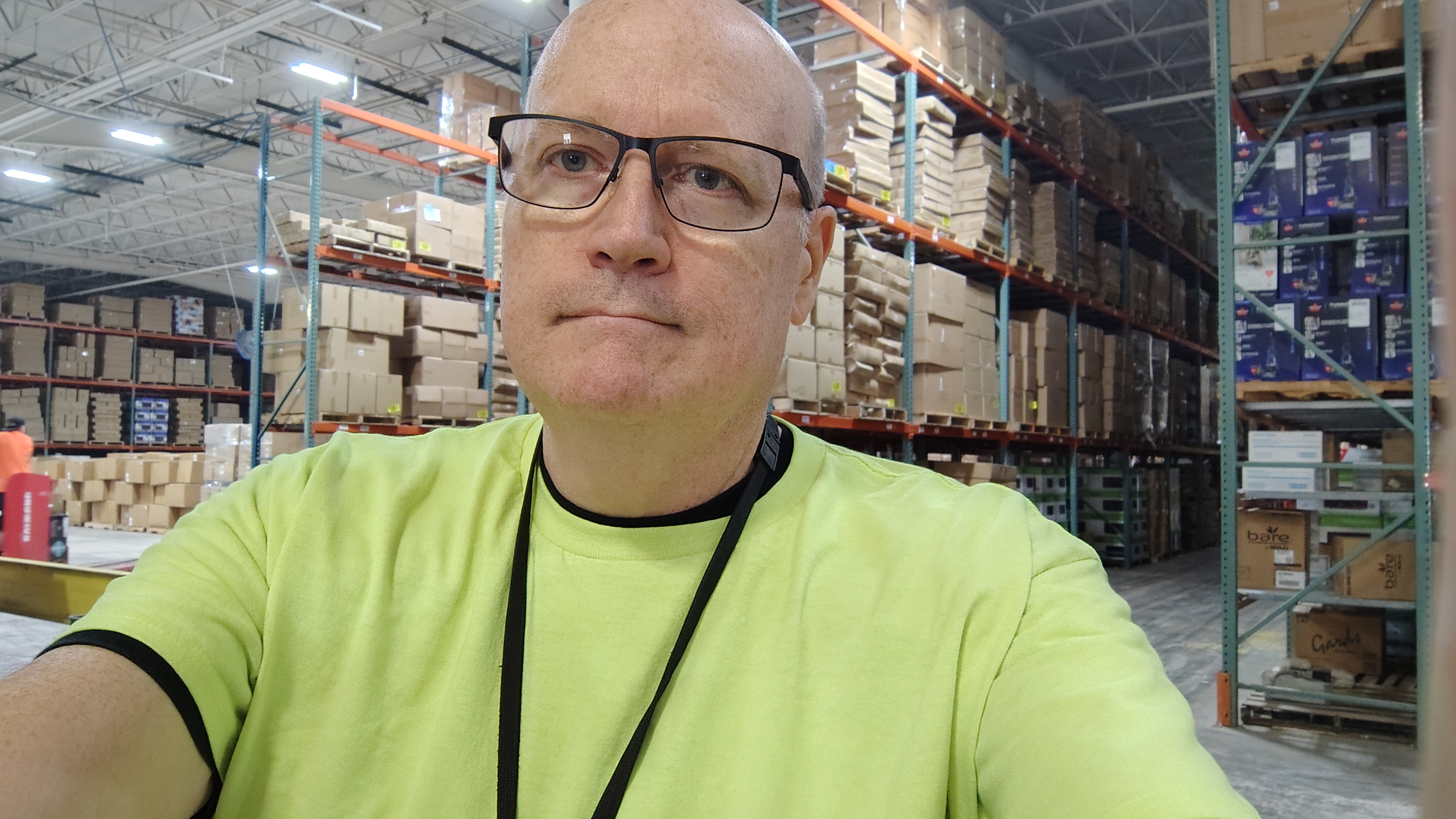 Image of Mike at warehouse